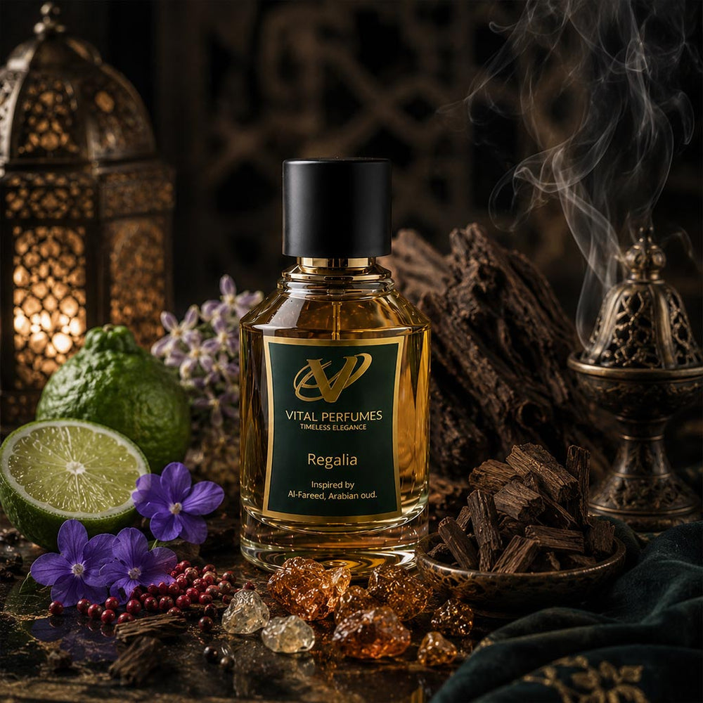 Regalia inspired by Al-Fareed , Arabian oud.